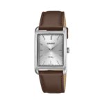 CASIO COLLECTION TANK - LEATHER, ARGENTEE Watch