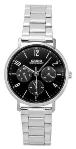 Casio Men's Stainless Steel Watch (MTP-VT06D-1B)