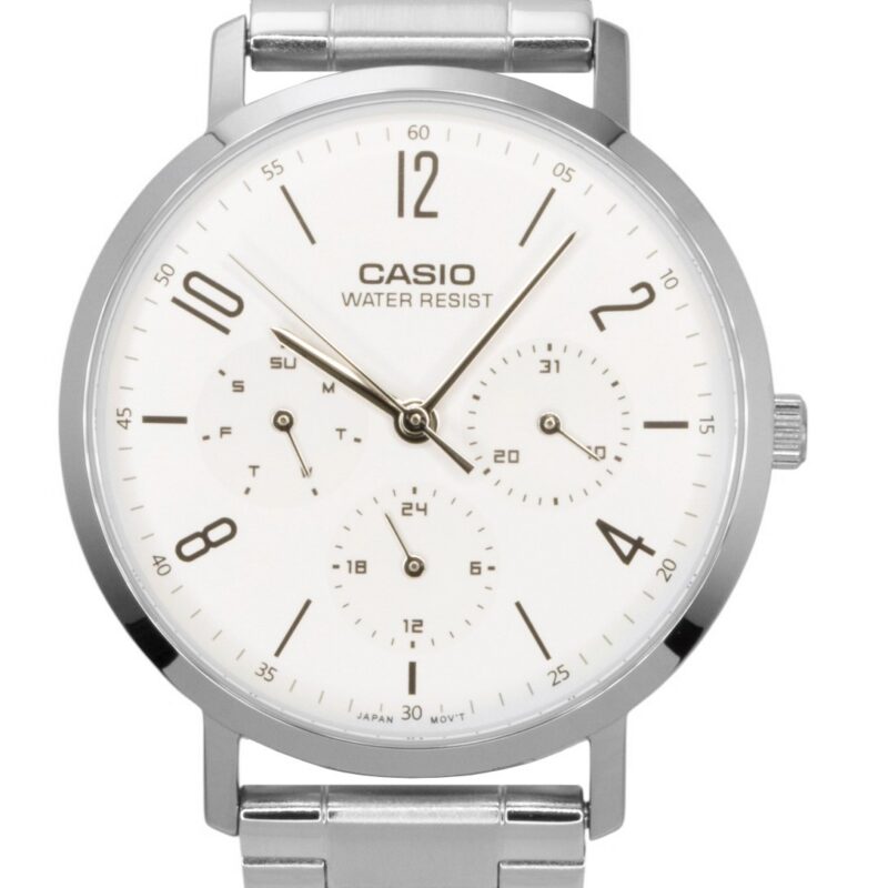 Casio Men's Stainless Steel Watch (MTP-VT06D-7B)