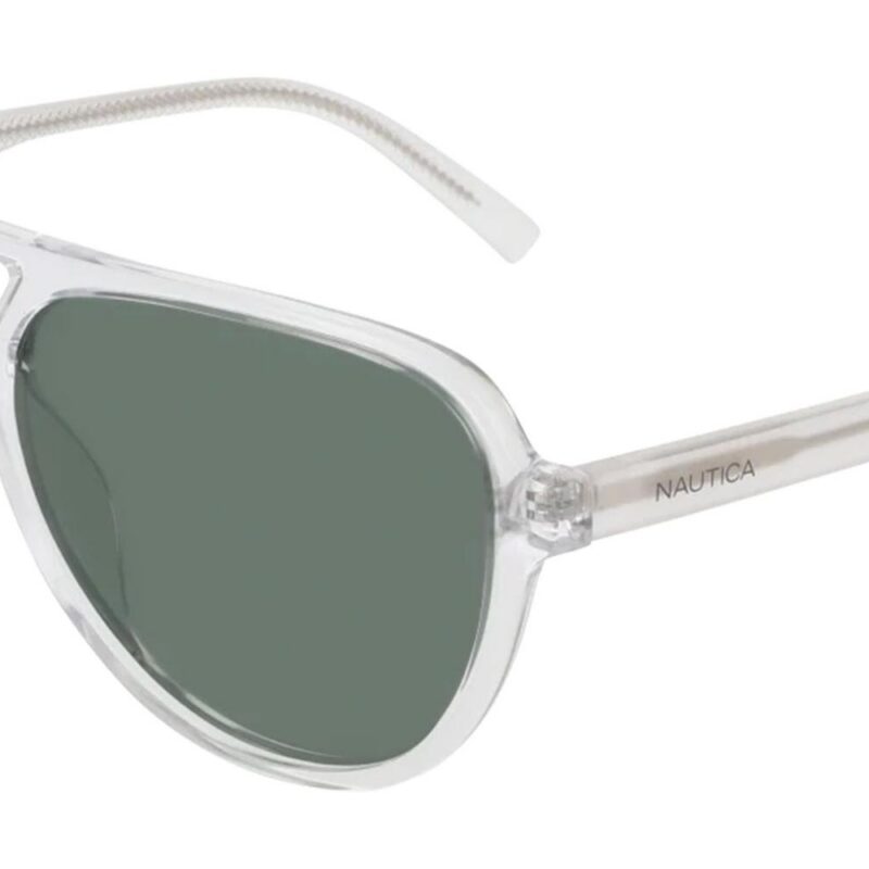 Nautica Men's N911SP Crystal Clear/Grey Sunglasses Nautica Men's N911SP Crystal Clear/Grey Sunglasses