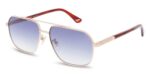 Police Unisex NEW CROSSROADS 4 SPLQ85 Rose Gold/Green Sunglasses