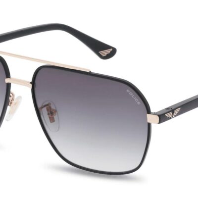 Police NEW CROSSROADS 4 SPLQ85 Rose Gold Black/Grey Shaded Sunglasses
