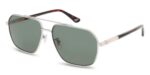 Police NEW CROSSROADS 4 SPLQ85 Palladium/Green Sunglasses