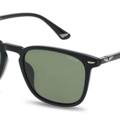 Police NEW CROSSROADS 5SPLQ86 Black/Green Sunglasses