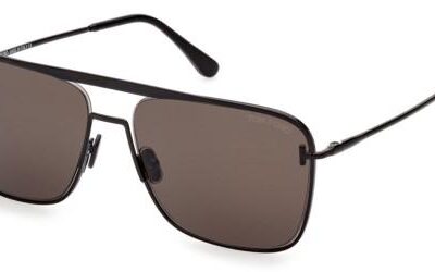 Tom Ford Men's NOLAN FT 0925 Shiny Black/Grey Sunglasses
