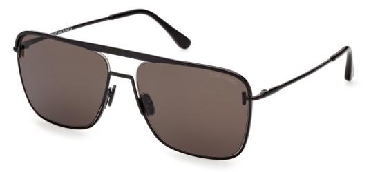 Tom Ford Men's NOLAN FT 0925 Shiny Black/Grey Sunglasses Tom Ford Men's NOLAN FT 0925 Shiny Black/Grey Sunglasses