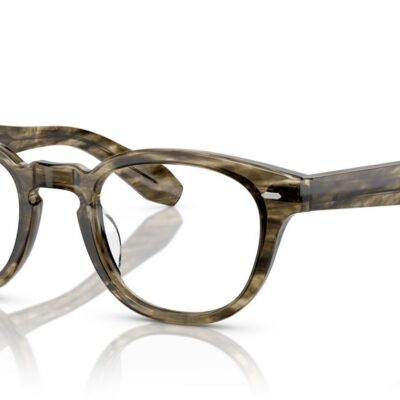 Oliver Peoples N.01 OV 5528U Soft Olive Green Bark Eyeglasses