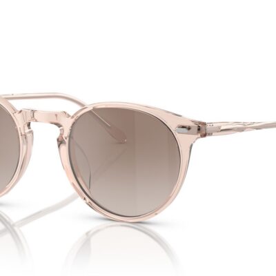 Oliver Peoples N.02 SUN OV 5529SU Blossom Flower/Tuscan Brown Shaded Sunglasses