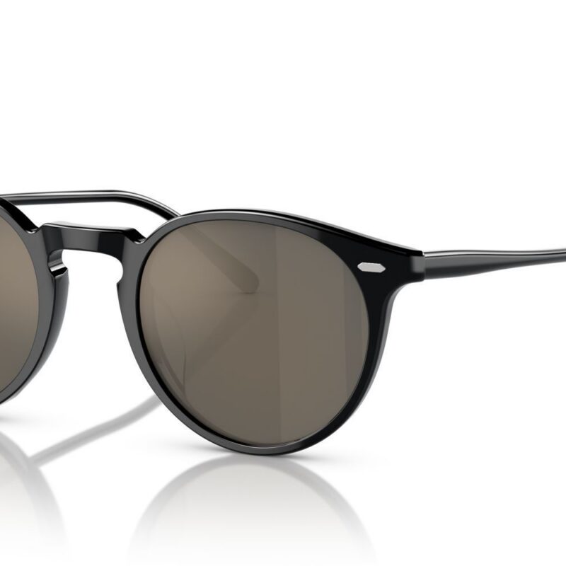 Oliver Peoples N.02 SUN OV 5529SU Brown Kuri/Gold Green Sunglasses