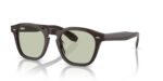 Oliver Peoples Men's N.03 OV 5527U Dark Brown/Light Green Eyeglasses