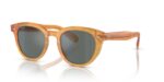 Oliver Peoples N.05 SUN OV 5547SU Semi Matte Goldwood/Royal Blue Sunglasses
