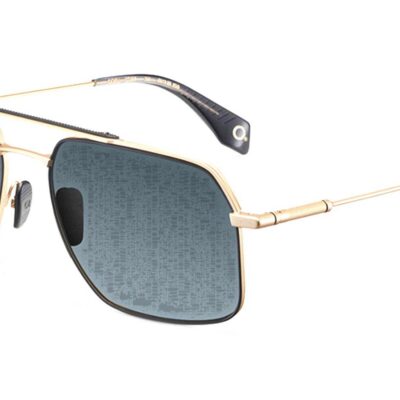 Etnia Barcelona Men's ODELL Gold Black/Grey Shaded Sunglasses