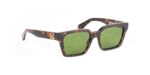 Off-White Men's OERI111 BRANSON Havana/Green Sunglasses