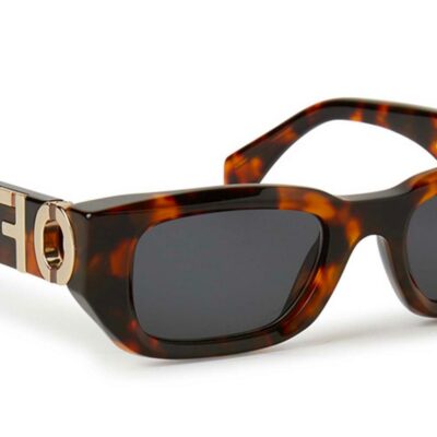 Off-White Men's OERI124 FILLMORE Havana/Grey Cat.3 Sunglasses