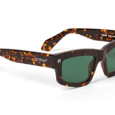 Off-White Men's OERI135 MIRAMAR Havana/Green Sunglasses
