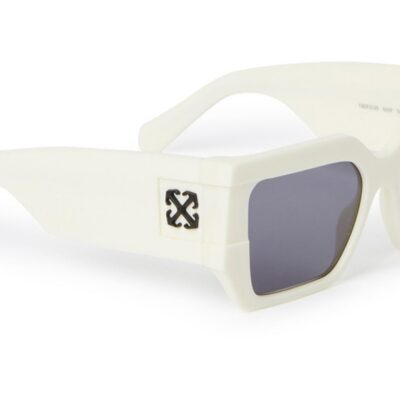 Off-White Men's OERI148 DOVER White/Grey Cat.3 Sunglasses