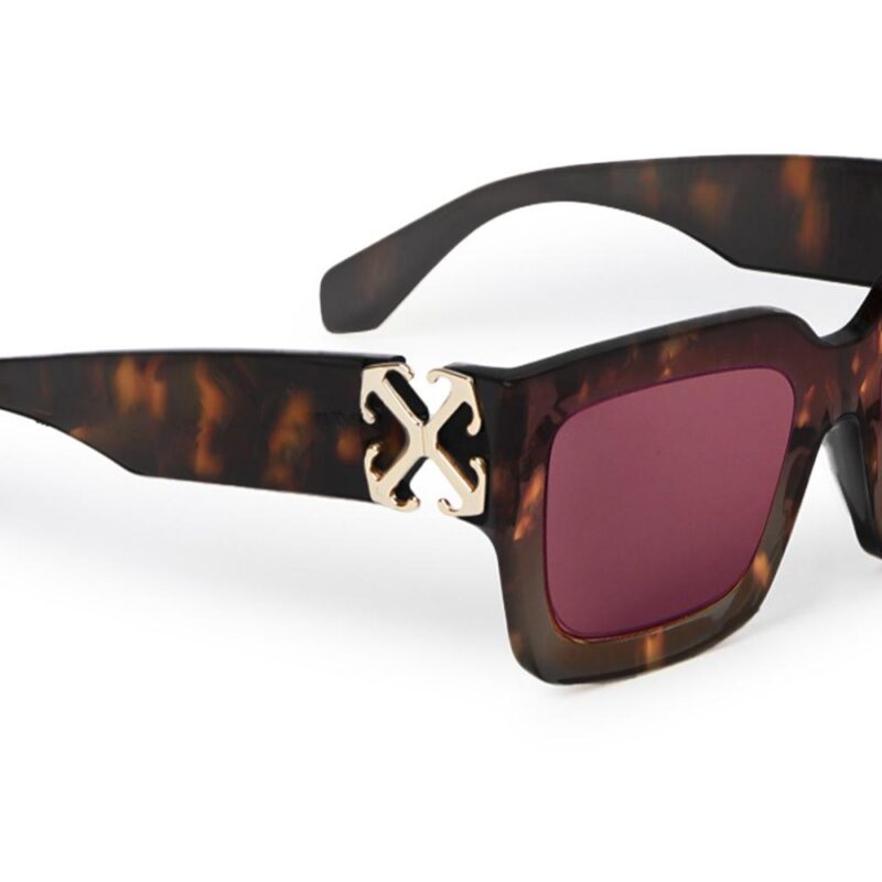 Off-White Men's OERI14D MYSTIC Havana/Pink Sunglasses Off-White Men's OERI14D MYSTIC Havana/Pink Sunglasses