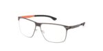 Ic!berlin Men's OLAF IC5044 Orange - Dark Grey Eyeglasses