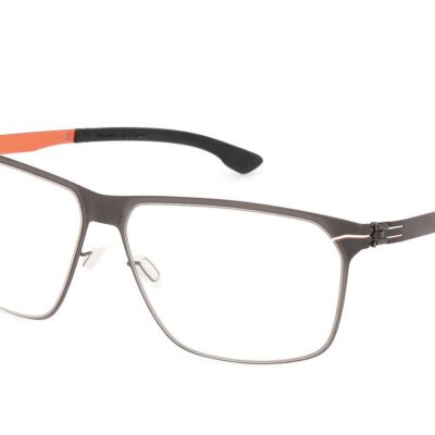Ic!berlin Men's OLAF IC5044 Orange - Dark Grey Eyeglasses