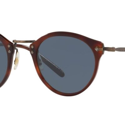 Oliver Peoples OP-505 SUN OV 5184S Dark Mahogany/Blue Sunglasses