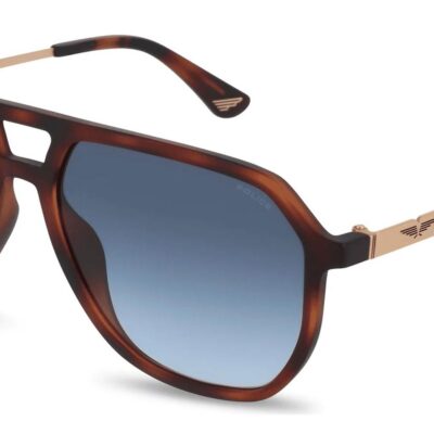 Police ORIGINS LITE 35 SPLQ81 Dark Havana/Blue Shaded Sunglasses