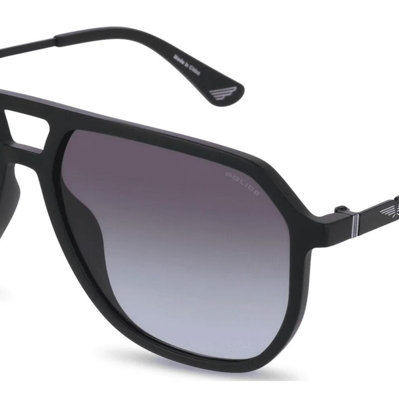 Police ORIGINS LITE 35 SPLQ81 Matte Black/Grey Shaded Sunglasses