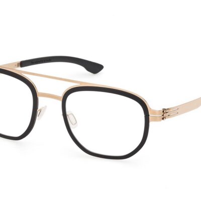 Ic!berlin Men's OSMIUM IC5047 Gold - Black Eyeglasses