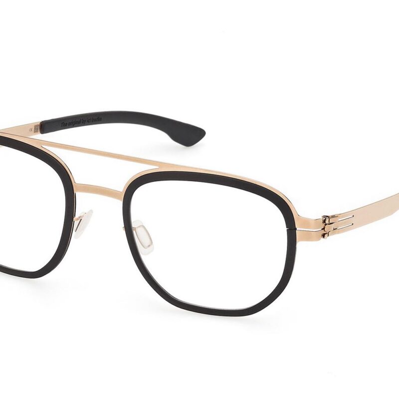 Ic!berlin Men's OSMIUM IC5047 Gold - Black Eyeglasses Ic!berlin Men's OSMIUM IC5047 Gold - Black Eyeglasses