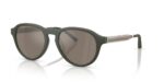 Oliver Peoples OV 5557SU Semi-Matte Green/Sierra Flash Sunglasses