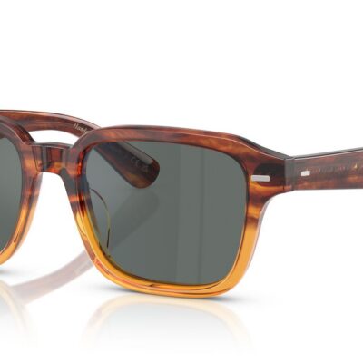 Oliver Peoples OV 5562SU Dark Amber Gradient/Royal Blue Sunglasses
