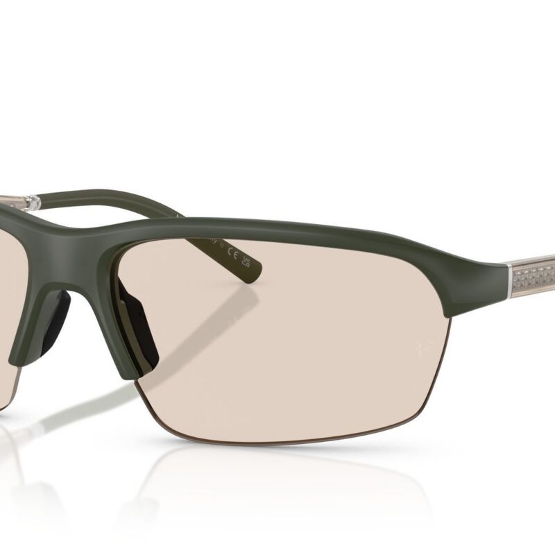 Oliver Peoples OV 5572S Matte Green/Photocromatic Light Sand To Dark Brown Sunglasses