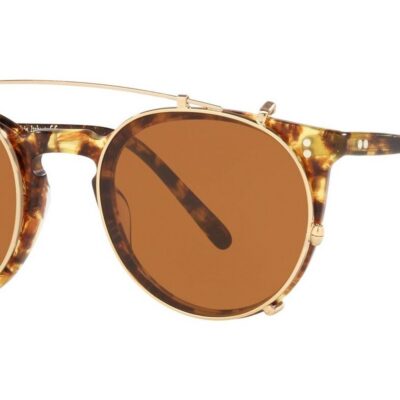 Oliver Peoples Men's O'MALLEY OV 5183 Gold/Brown Clip-On Only Eyeglasses