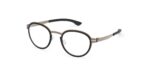 Ic!berlin Men's PALLADIUM IC5049 Silver - Brown Eyeglasses