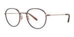 Garrett Leight Men's PALOMA Spotted Brown Shell-Gold Eyeglasses