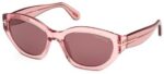 Tom Ford Women's PENNY FT 1086 Shiny Pink/Brown Sunglasses
