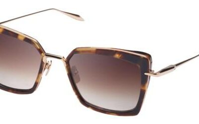 Dita Unisex PERPLEXER Tortoise Haze White Gold/Dark Brown Shaded Sunglasses