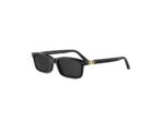 Dior Women's PETIT CD S1I Black/Solid Smoke Sunglasses