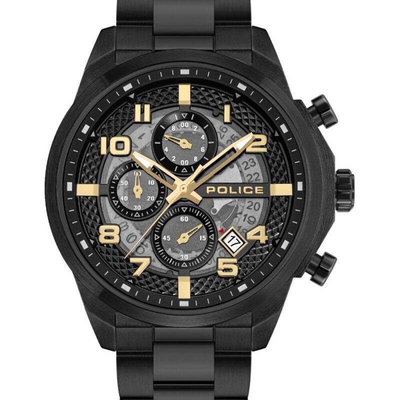 Police Unisex Chronograph 40mm Watch (PEWGK0053902-SET) Police Unisex Chronograph 40mm Watch (PEWGK0053902-SET)