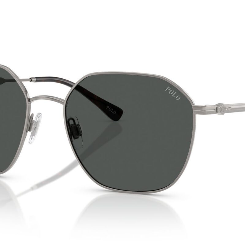 Polo Ralph Lauren Men's PH3160 Gunmetal/Dark Grey Sunglasses Polo Ralph Lauren Men's PH3160 Gunmetal/Dark Grey Sunglasses