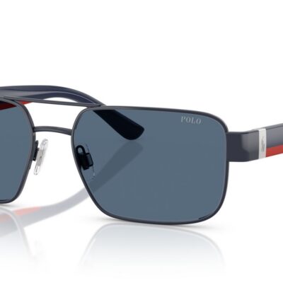 Polo Ralph Lauren Men's PH3161 Blu Navy/Dark Blue Sunglasses