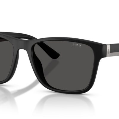 Polo Ralph Lauren Men's PH4229U Black/Dark Grey Sunglasses