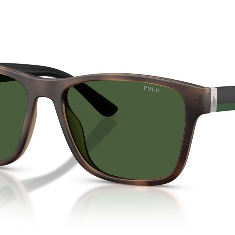 Polo Ralph Lauren Men's PH4229U Matte Havana/ Green Sunglasses Polo Ralph Lauren Men's PH4229U Matte Havana/ Green Sunglasses