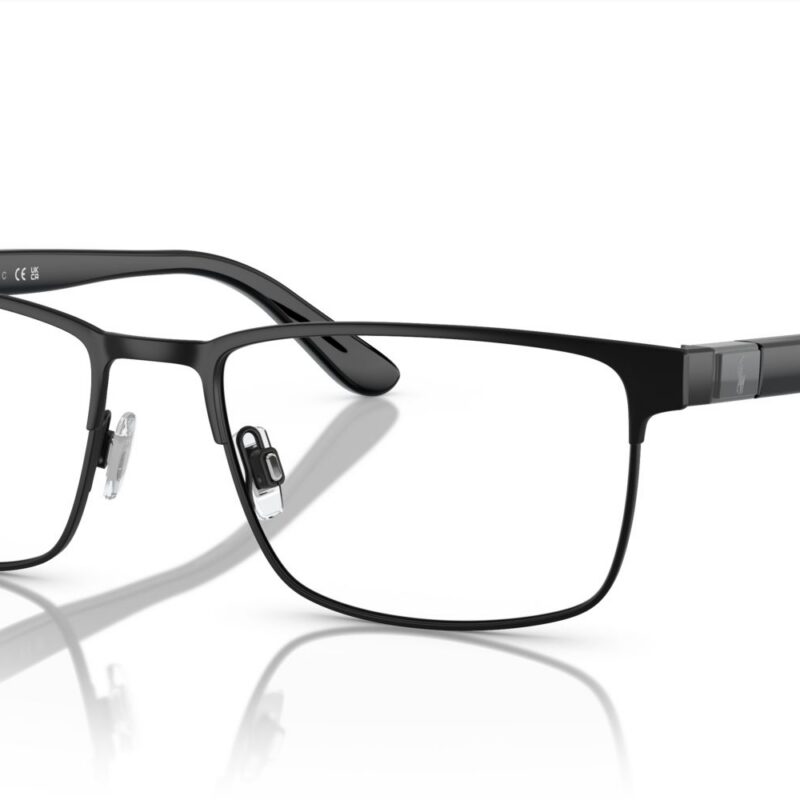 Polo Ralph Lauren Men's PH 1222 Semi-Shiny Black Eyeglasses