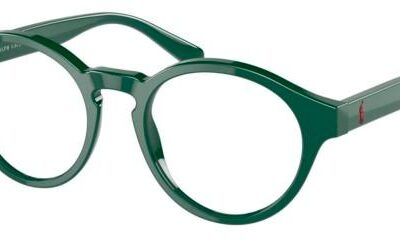 Polo Ralph Lauren Men's PH 2243 Shiny Green Eyeglasses