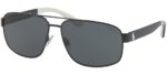 Polo Ralph Lauren Men's PH 3112 Matte Blue/Grey Sunglasses