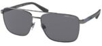 Polo Ralph Lauren Men's PH 3137 Ruthenium/Grey Sunglasses