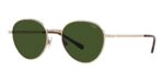 Polo Ralph Lauren Men's PH 3144 Semi Shiny Pale Gold/Dark Green Sunglasses