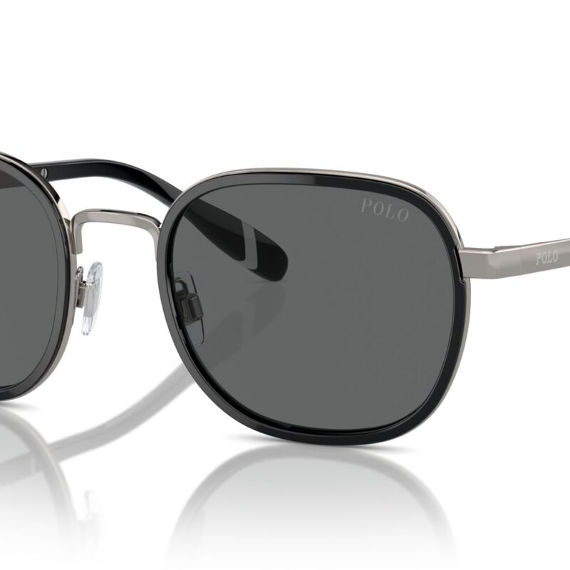 Polo Ralph Lauren Men's PH 3151 Black Ruthenium/ Dark Grey Sunglasses Polo Ralph Lauren Men's PH 3151 Black Ruthenium/ Dark Grey Sunglasses