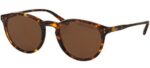 Polo Ralph Lauren Men's PH 4110 Shiny Antique Havana/Dark Brown Sunglasses