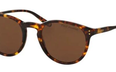Polo Ralph Lauren Men's PH 4110 Shiny Antique Havana/Dark Brown Sunglasses